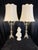 French 19th‑Century Louis XVI Style Four‑Arm Silver Candelabra Lamps — A Pair For Sale - Image 4 of 12
