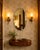 1950s Mid-Century Oval Diamond-Beveled Mirror from Fontana Arte, Italy, 1950s For Sale - Image 5 of 9