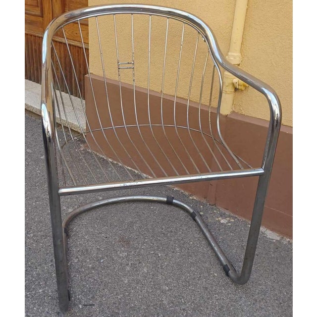 1970s Vintage Italian Sabrina Chairs by Gastone Rinaldi for Rima, 1970s, Set of 4 For Sale - Image 5 of 18