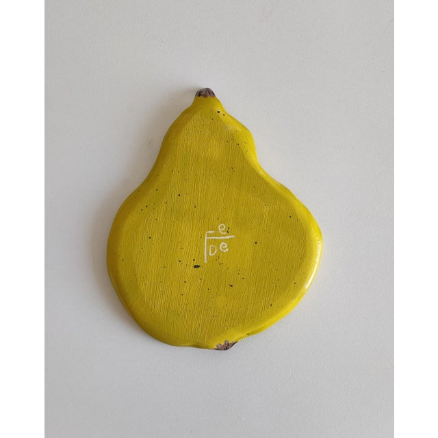 Contemporary Pear Plates by Federica Massimi, Set of 2 For Sale - Image 3 of 9