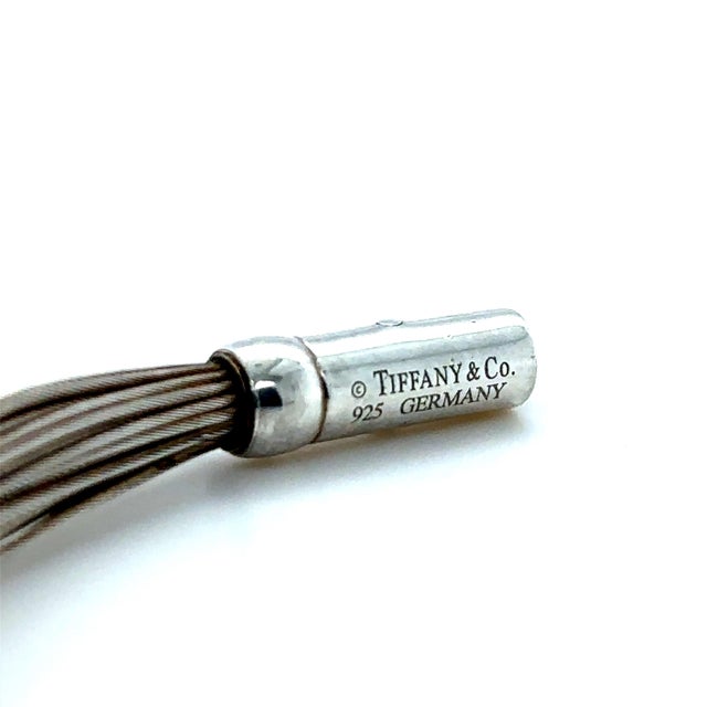 2020s Tiffany & Co. Sterling Silver Vintage Multi-Wire Strand Bracelet 14.2g For Sale - Image 5 of 7