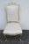 French Painted Carved High Back Desk Vanity Chair 3788 For Sale - Image 11 of 12