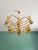 Geometric Brass Chandelier by Gaetano Sciolari for Boulanger, 1970s For Sale - Image 14 of 14