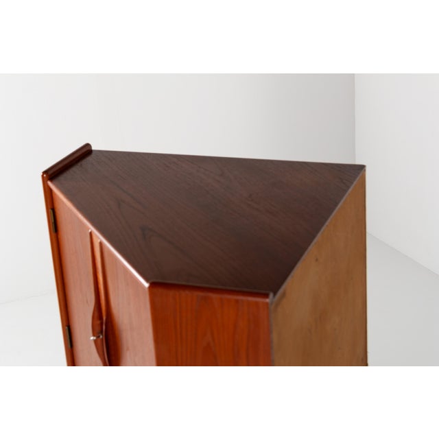 Vintage Danish Teak Cabinet with Drawer, 1960s For Sale - Image 4 of 17