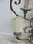 Metal 1990s Fine Art Lamps French Regency Wrought Iron Acanthus Leaf Wall Sconce Lamp B For Sale - Image 7 of 11