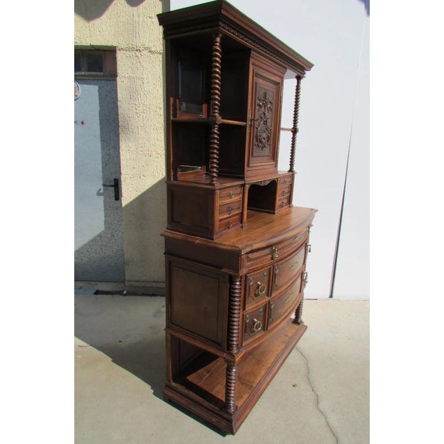 Brown Antique Credenza, 1900s For Sale - Image 8 of 15
