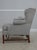 Chippendale Drexel Chippendale Mahogany Wing Back Lounge Chair For Sale - Image 3 of 18