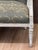 19th Century Swedish Gustavian Painted Settee With Fortuny Upholstery For Sale - Image 6 of 9