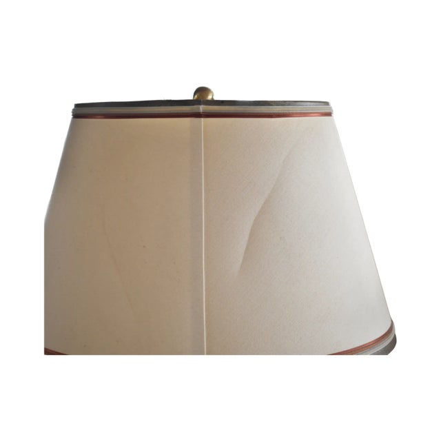 Antique Staffordshire Horse, Lady, and Lamb Figurine Lamp For Sale - Image 9 of 11