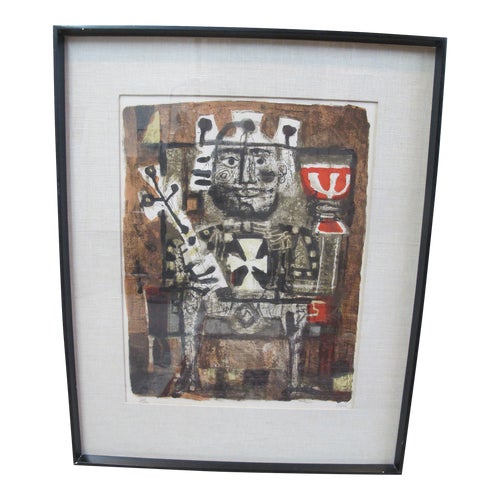 Antoni Clave Signed Limited Edition Hand Colored Lithograph