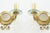 1940s French Gilt-Bronze and Glass Sconces with Central Mirrors, 1940, Set of 2 For Sale - Image 5 of 10