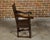 English George III Period Early 18th Century Oak Armchair with Carved Back For Sale In Atlanta - Image 6 of 12