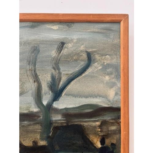 French Artist, Expressionist Landscape, Oil on Canvas, Framed For Sale - Image 4 of 7