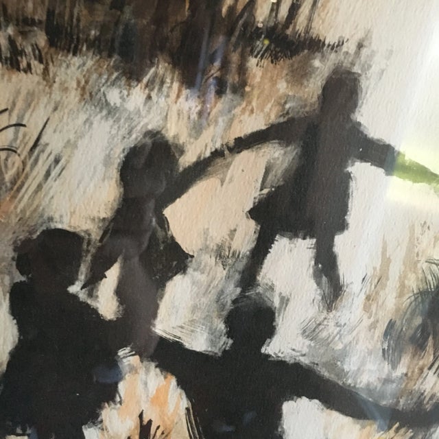 1960s Jonas Gerard Signed & Numbered Framed Lithograph For Sale - Image 5 of 10