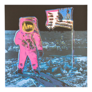 1986 Carnegie Museum of Art After Andy Warhol "Moonwalk" Lithograph