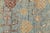 Vintage-Inspired Khotan Geometric Wool Rug – Earthy Sage, Terracotta, and Navy For Sale In New York - Image 6 of 9
