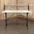 French 19th Century French Cast Iron Patisserie Display Table With Carrara Marble Tops For Sale - Image 3 of 18