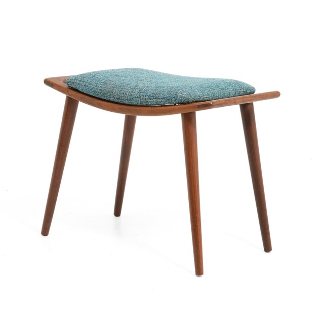 Aarflot Möbler Norway Teak Stool Number 85 After Hans Wegner Bench Mid Century 1960s For Sale - Image 9 of 18