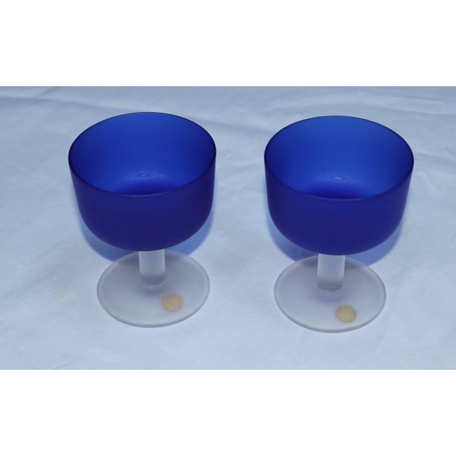 12 Italian Glass Goblets For Sale In New York - Image 6 of 11