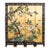Chinese Export Four Panel Coromandel Screen Cranes on Gold Leaf For Sale