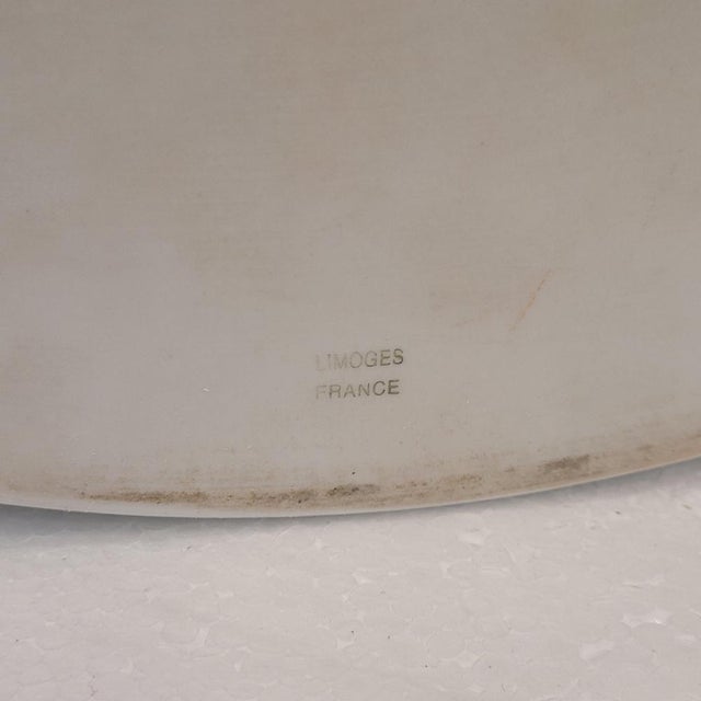 Yellow Hibiscus Vase in Porcelain by Valbonne for Limoges, France, 2002 For Sale - Image 17 of 18