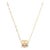 Diamond Clover Roller Chain Necklace in 14k Solid Gold For Sale