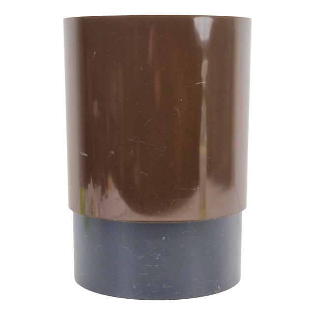 Vintage Office Waste and Paper Basket by Jean René Talopp for Samp de Manade Design, 1970s For Sale