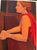 This painting was done in oil paint stick on gessoed heavy Arches or Stonehenge paper. It was painted from life in the...