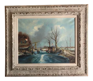 Impressionist Painting by Dutch Artist Christian Baron (Harrij Van Dongen)