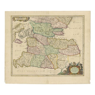 The Provinces of Scotland Map, 1660 For Sale
