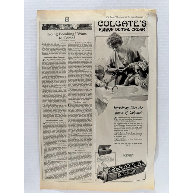 1919 Original Full-Page Color Advertisement, September, Fred L. Packer, Art Deco. For Sale In Atlanta - Image 6 of 7