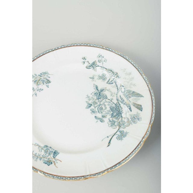 Wexiö Lunch Plates in Faience from Gustavsberg, 1890s, Set of 5 For Sale - Image 3 of 5