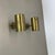 1970s Minimalist Brass Hole Wall Spot Lights, Italy, 1970s, Set of 2 For Sale - Image 5 of 15