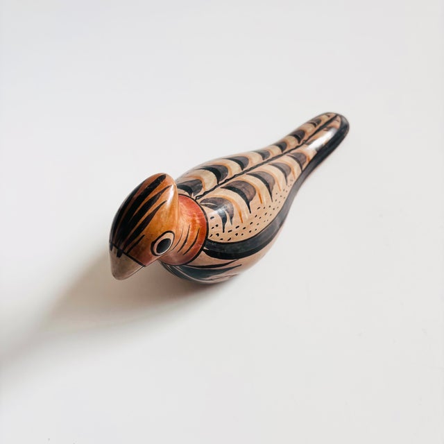 Mexican Tonala Pottery Bird For Sale - Image 3 of 10