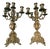 Chiseled Bronze Candelabras, 1890s, Set of 2 For Sale