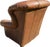 Restoration Hardware Churchill Leather Lounge Chair For Sale In New York - Image 6 of 18