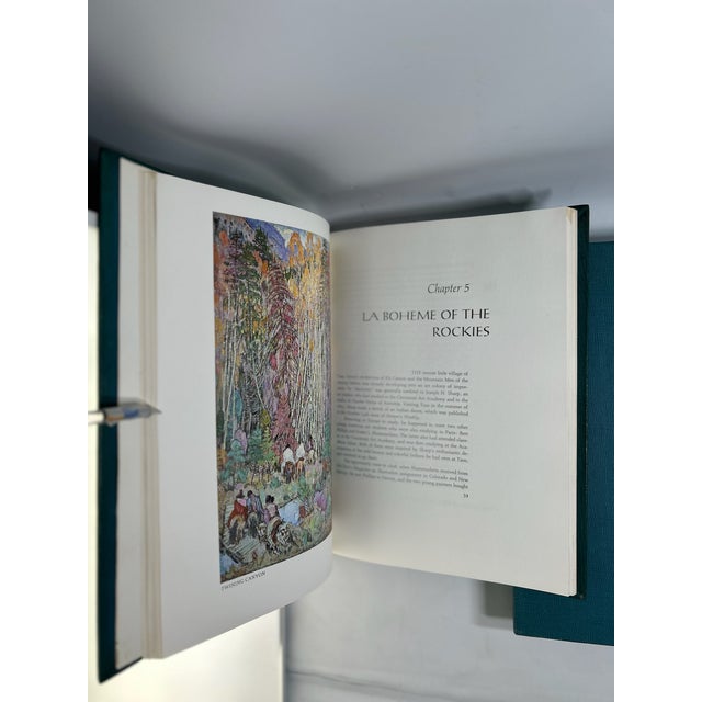 Teal Mid 20th Century Finely Bound Quarto, Signed Frank Water's Leon Gaspard, Ltd. Ed. - 1 Book For Sale - Image 8 of 10