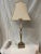 Gorgeous John Richard Table Lamp Gold colored Base with Glass portions. Really beautifully made lamp. Shade is lovely as...