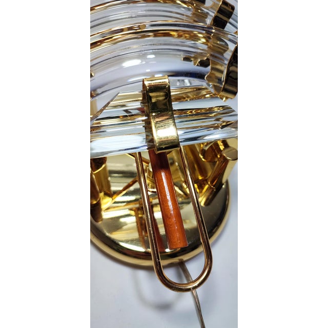 Crystal Wall Lamp Italy, 1980s For Sale - Image 3 of 10
