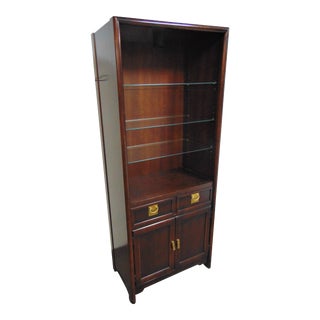 Hekman Asian Design Cherry Bookshelf For Sale