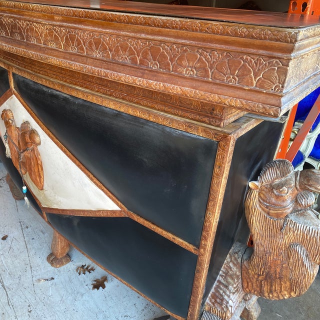 Turkish Solid Wood Camel Bar Chairish