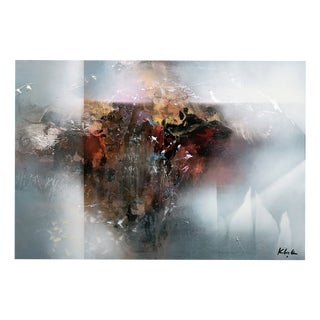 Ovidiu Kloska, On Silence, Turbulence, and the Threshold of Becoming, Mixed on Canvas For Sale
