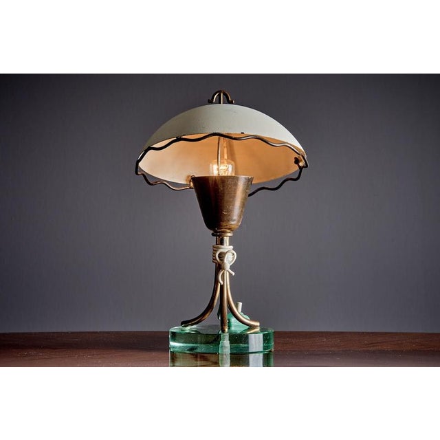 Mid-Century Modern Italian Table Lamps, Italy, 1950s, Set of 2 For Sale - Image 9 of 12