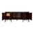 Wood French Louis XVI Style Ebonized Mahogany Breakfront Enfilade With Carrara Marble, Circa 1920 For Sale - Image 7 of 9