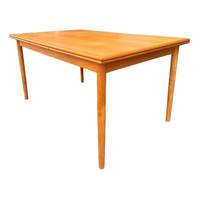 Extendable Oak Dining Table by AR Denmark, 1960s For Sale