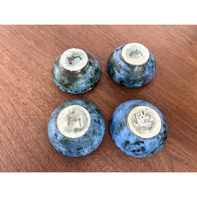 Earthenware Bowls from Jacques Blin, 1960s, Set of 4 For Sale - Image 4 of 7