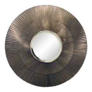 Studio a Home Silver Finished Crimp Wall Mirror