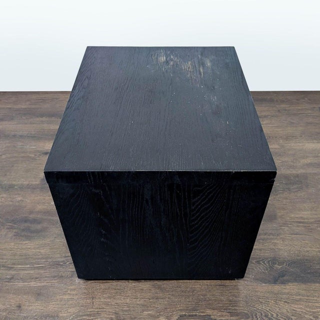 Restoration Hardware Restoration Hardware Bezier Open Nightstand For Sale - Image 4 of 10