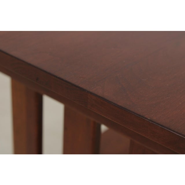 Ethan Allen Cherry Mission Style End Table For Sale - Image 10 of 15