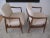 Mid-Century Modern Mid-Century Walnut Sculptural Arm Chairs - A Pair 1960s For Sale - Image 3 of 13